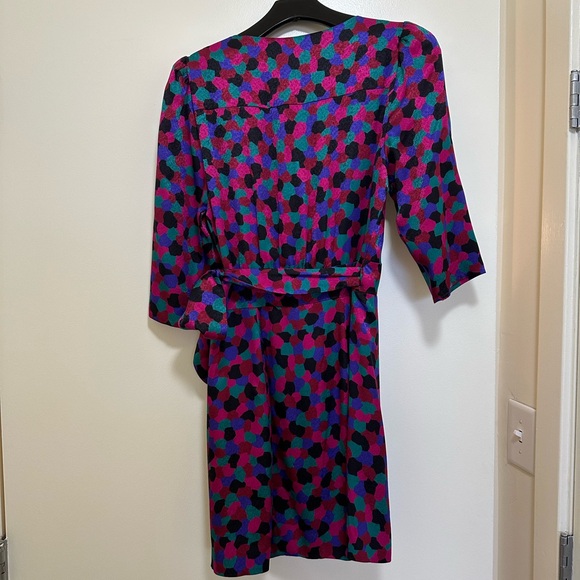 Silk Sezane Wrap Dress, size 36 - Picture 4 of 6